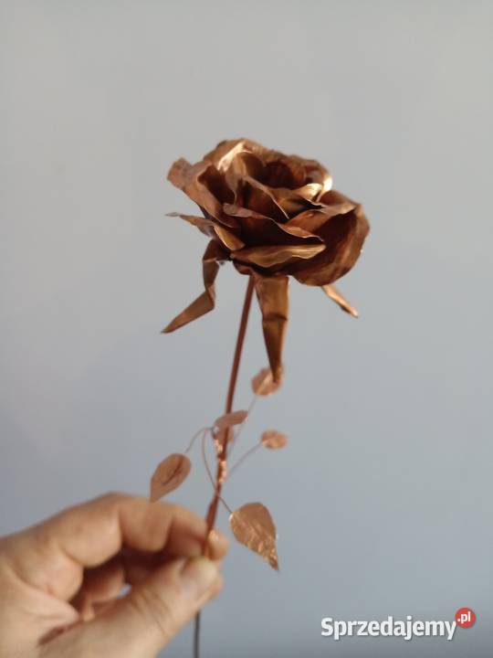 Róże miedziane metaloplasyka Rękodzieło Rybnik