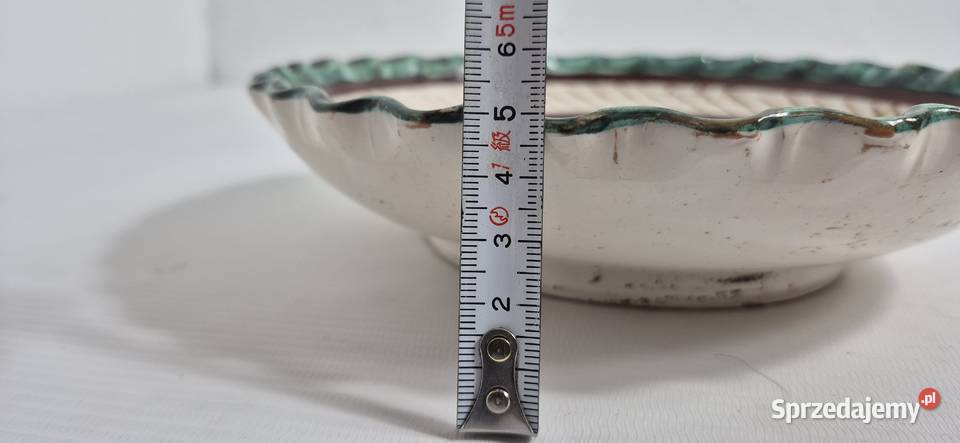 Oryginalna Włoska Patera Ceramika Toscana Biłgoraj