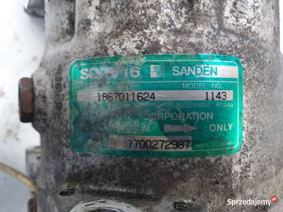 SPRĘŻARKA KLIMATYZACJI RENAULT MEGANE 7700272987 Lipno