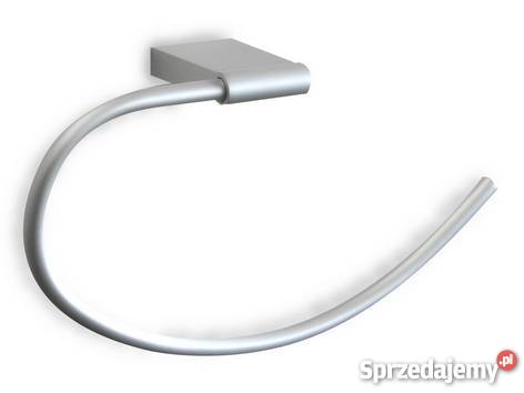 Półokrągły wieszak na ręczniki Ice odcienie szarości Dom i Ogród Siemianowice Śląskie