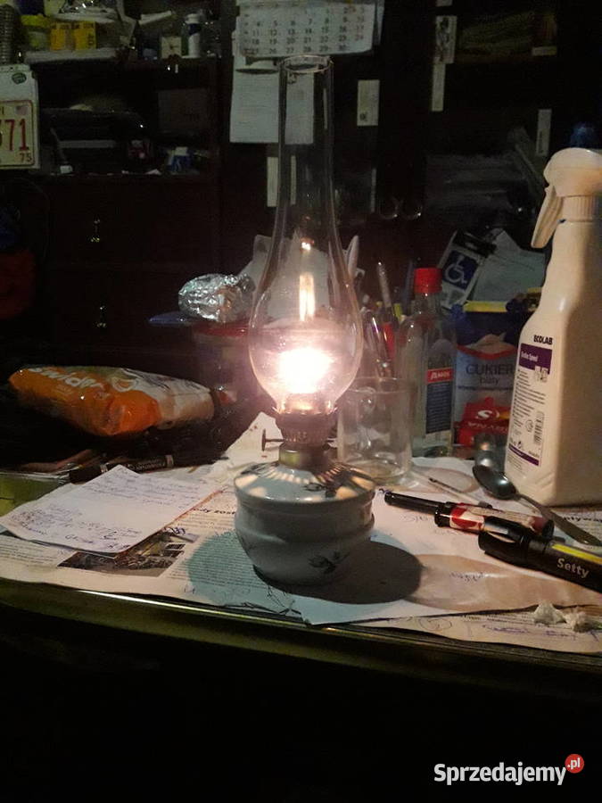 Zabytkowa lampa naftowa z LAT 6070 mazowieckie Warszawa