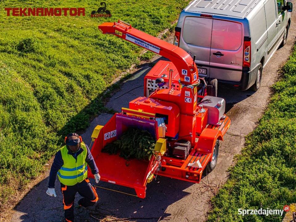 Teknamotor rębak tarczowy Skorpion 250L Diesel świętokrzyskie sprzedam