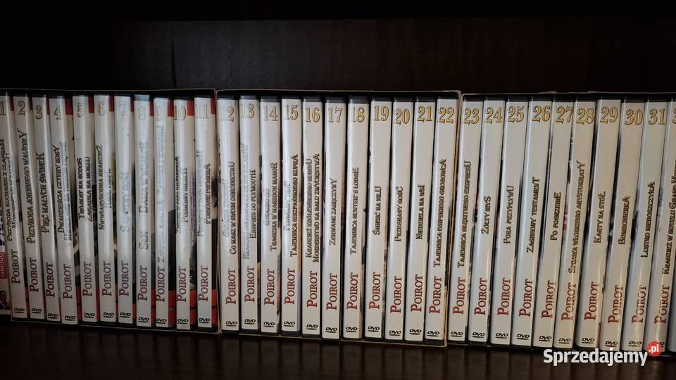 Agatha Christie Poirot 32 DVD 3 i więcej Lublin