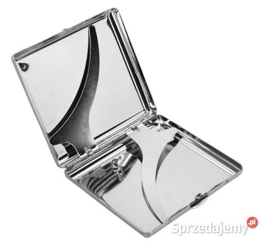 Złota Metalowa Papierośnica Klasyczna Z Ostrowy nad Okszą sprzedam