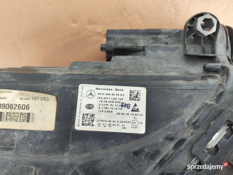 MERCEDES W213 A213 FULL LED MULTIBEAM LAMPA sprzedam