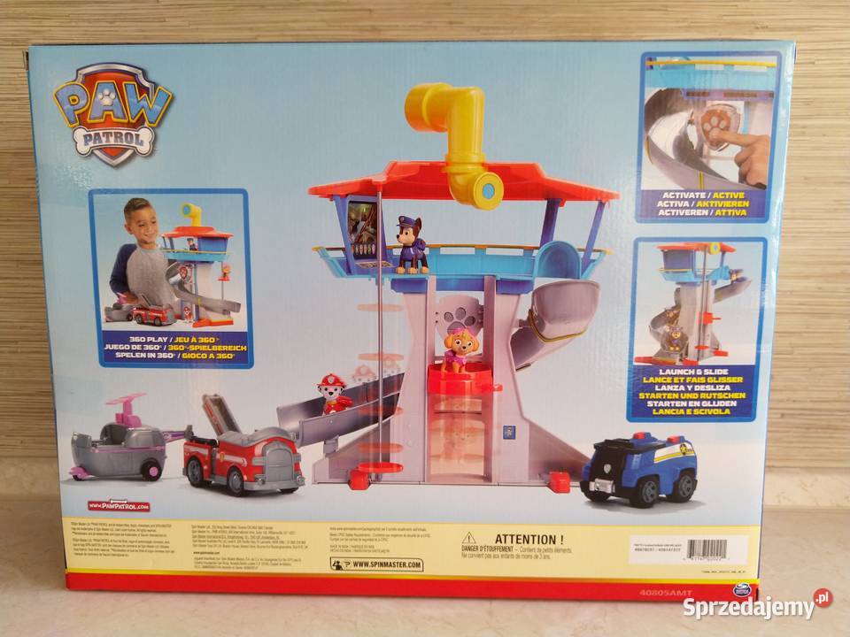 NAJTANIEJ Baza Psi Patrol Paw Patrol Wieża 3 śląskie sprzedam