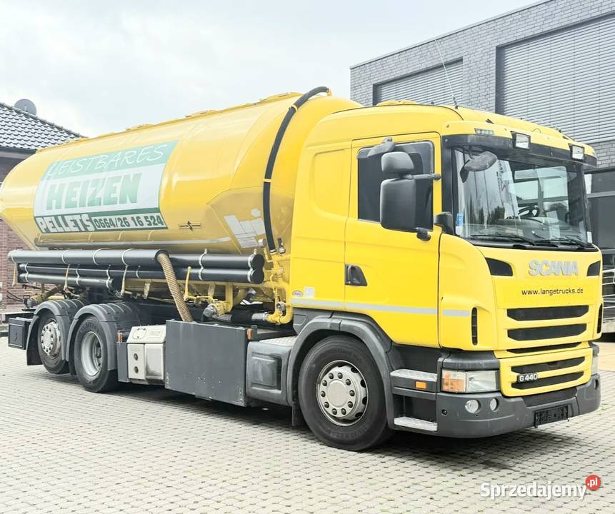 Silos cysterna do pelettu do sruty paszy Scania Ciągniki siodłowe Warszawa