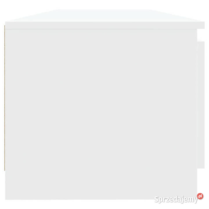 Szafka pod TV z oświetleniem LED biała 140 x 40 sprzedam