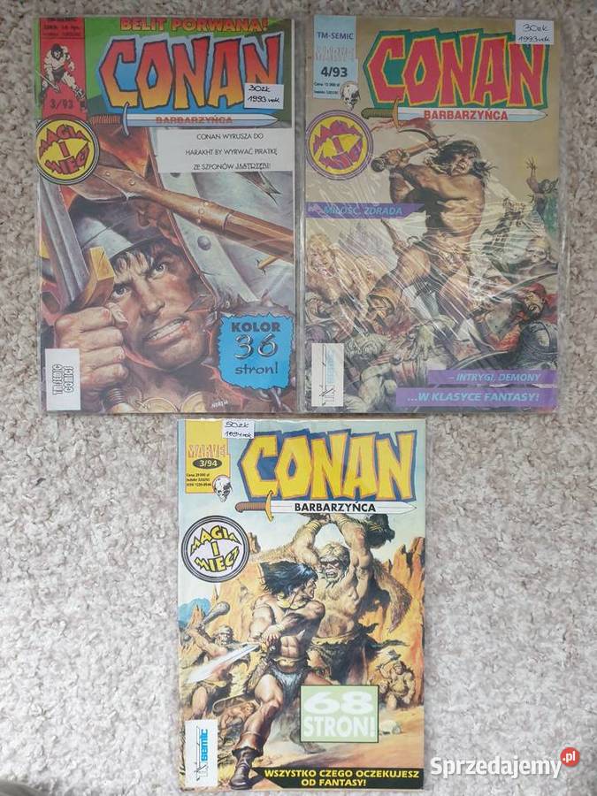 Conan zestaw 3 komiksów TMSemic Gdynia sprzedam