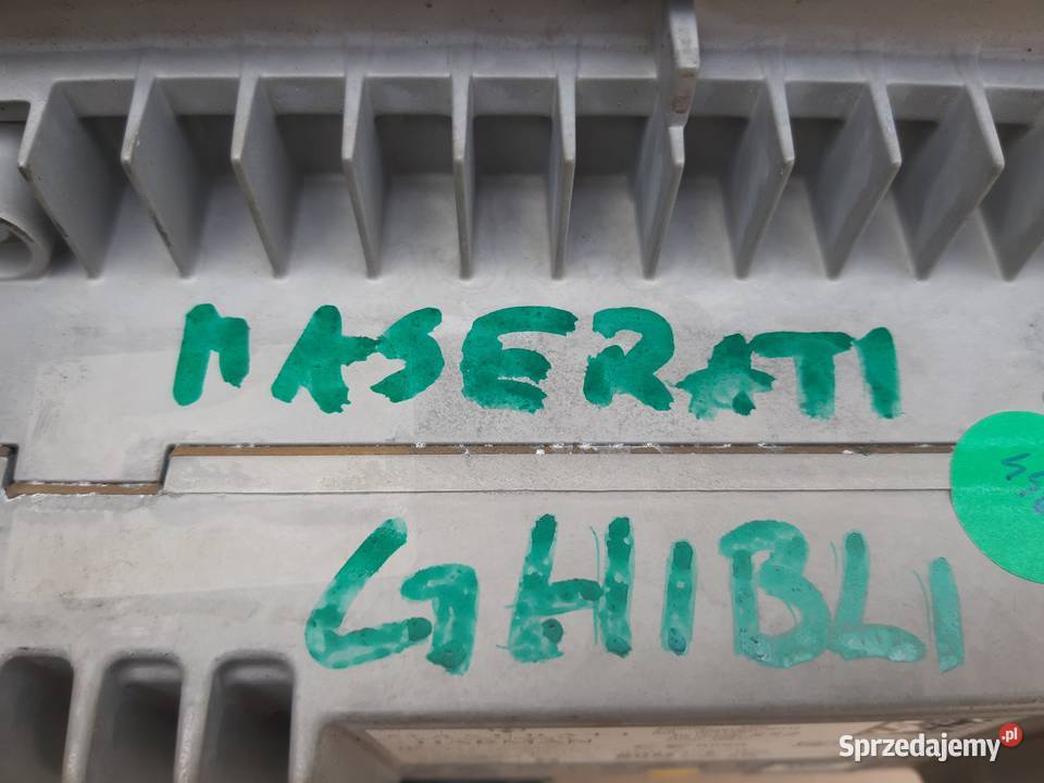 MASERATI GHIBLI EKRAN MONITOR CENTRALNY Pozostałe Bieleń