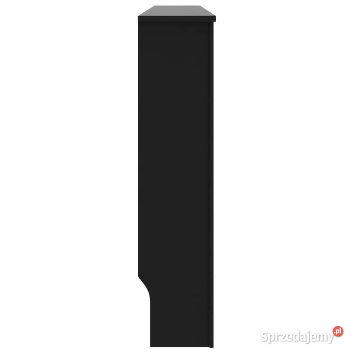 Osłona na kaloryfer czarna 172x19x815 MDF Warszawa