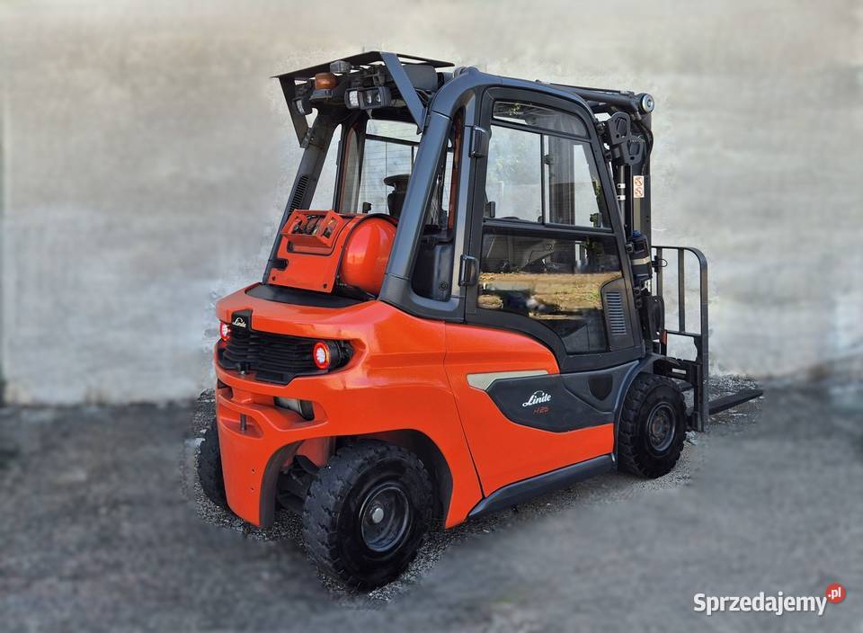 LINDE H25 2022r niski maszt wolny skok KABINA regulowane widły Rybnik