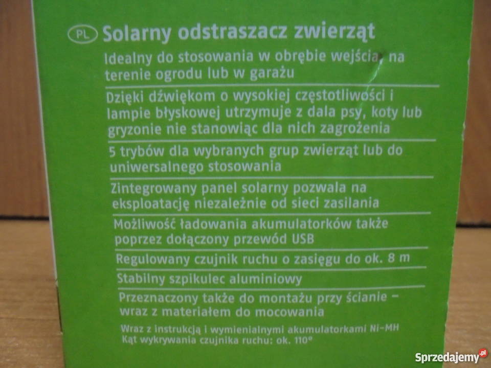 Odstraszacz Zwierząt SOLARNY Nieużywany śląskie Katowice