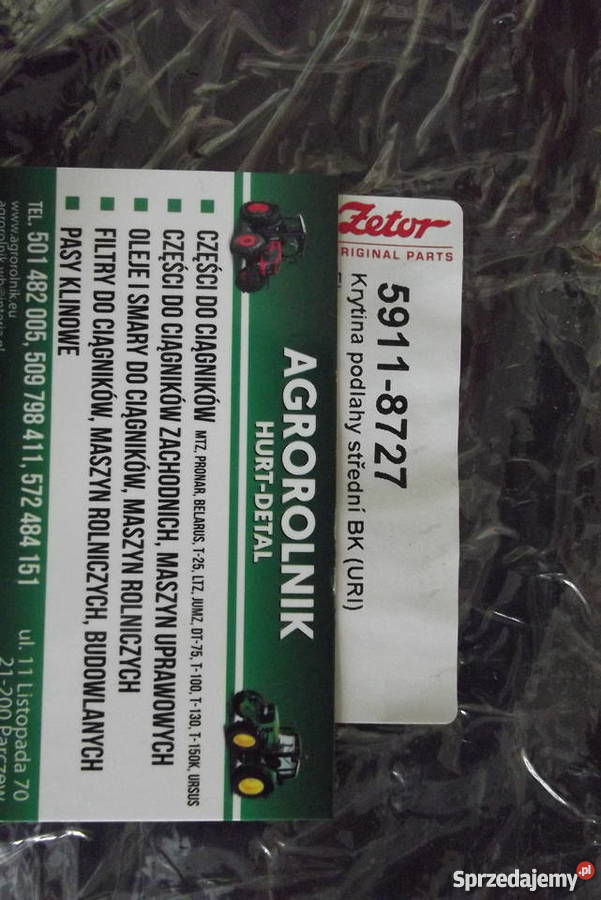 OSŁONA TUNELU KABINY ZETOR ORYGINAŁ Zetor Parczew