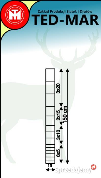 Siatka leśna 50mb różne wysokości Biłgoraj