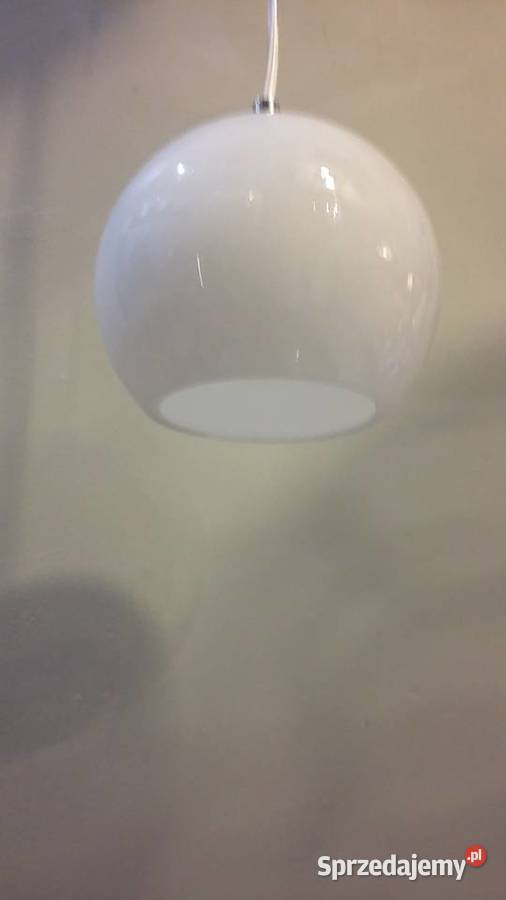 Lampa wisząca KULKA SZKŁO BIAŁE do pokoju Warszawa