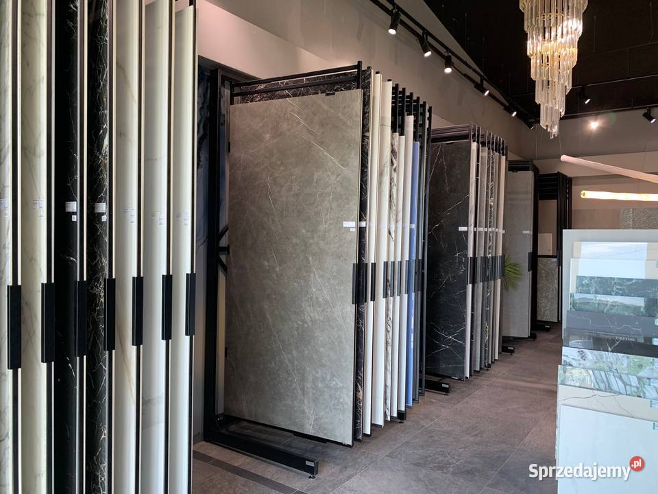 Ekspozytor na kamień płytki boks szybki montaż Warszawa