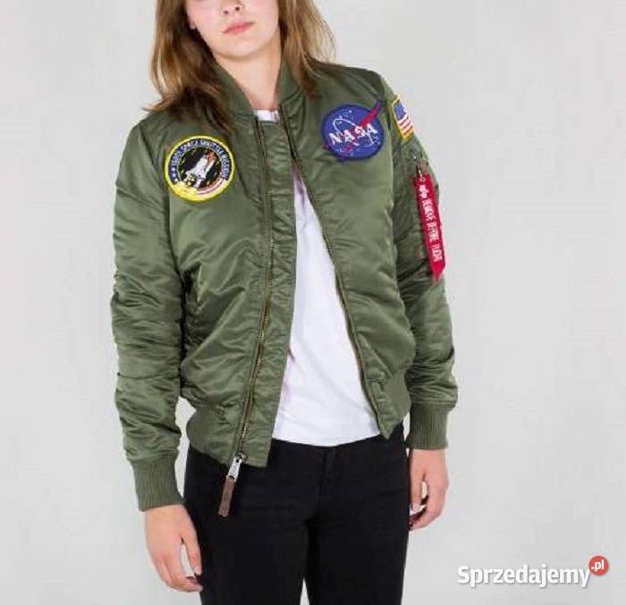 PROMOCJA Alpha Industries Kurtka lotnicza MA 1 VF NASA kurtka narciarska alpha industrial