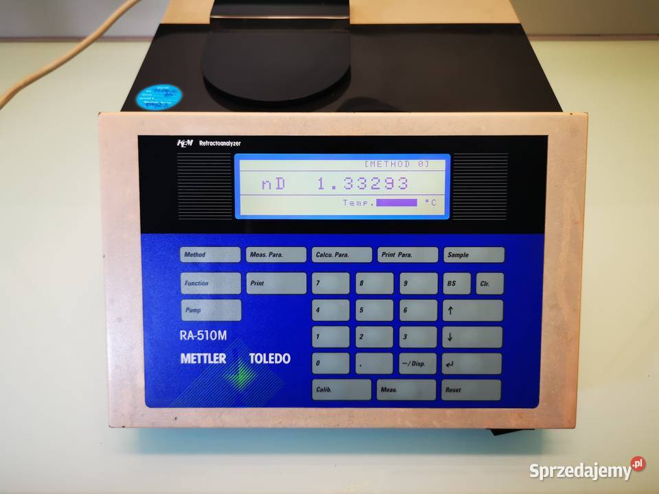 Refraktometr laboratoryjny Mettler Toledo Ra510M Warszawa sprzedam