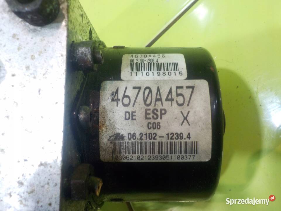 PEUGEOT 4007 22 HDI 09r 5D pompa ABS 4670A457 osobowe Suków