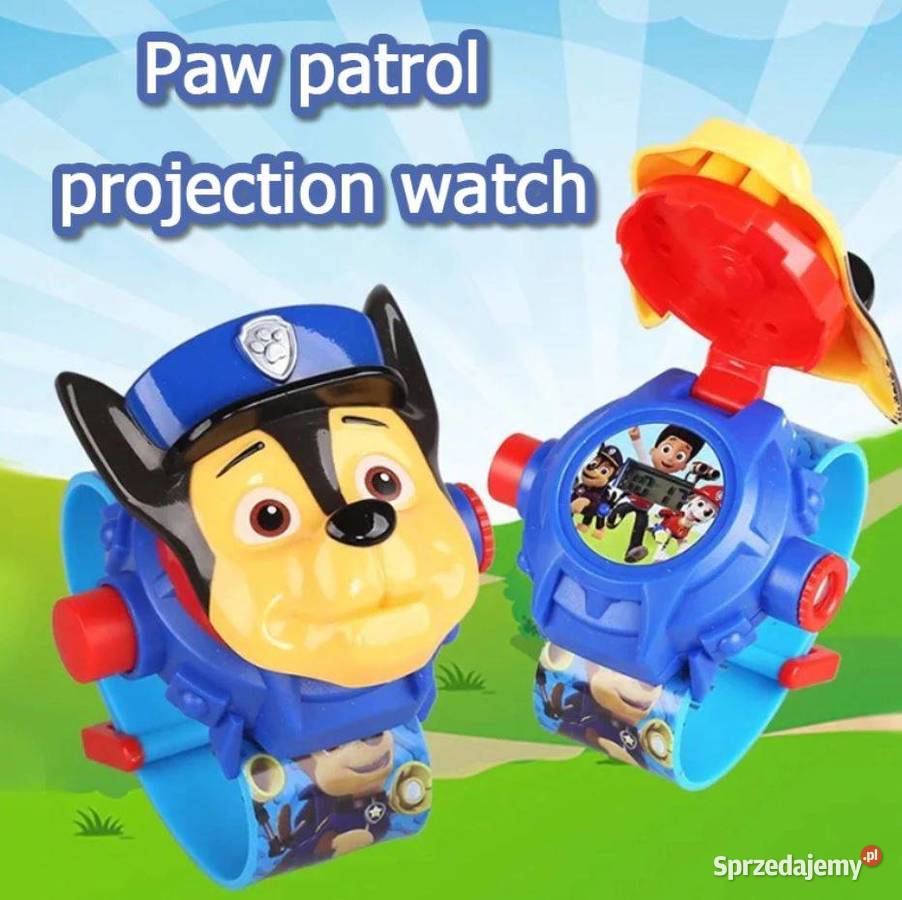 Zegarek Psi Patrol projektor Chase Rubble