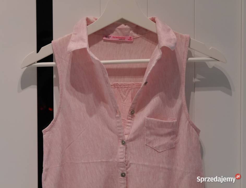 Bershka świetna bluzka wiązanie 36 S sprzedam