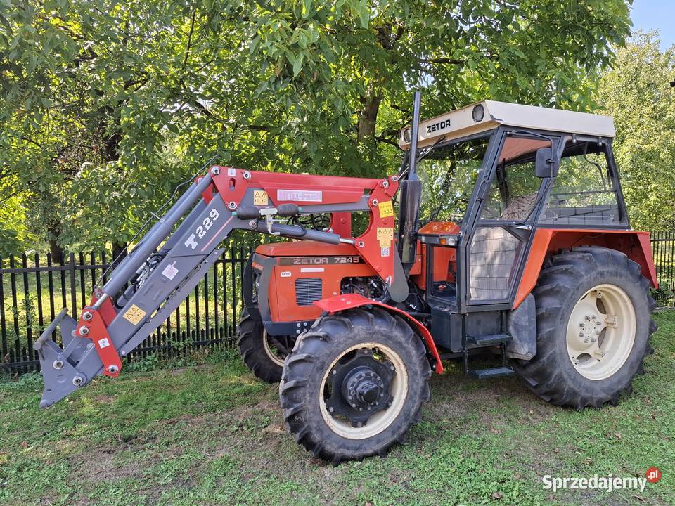 Zetor 7245 z ładowaczem tur MetalFach T2291