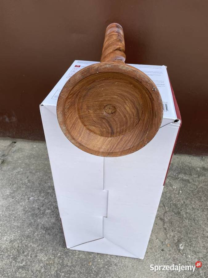 drewniany świecznik indyjski Dom i Ogród sprzedam