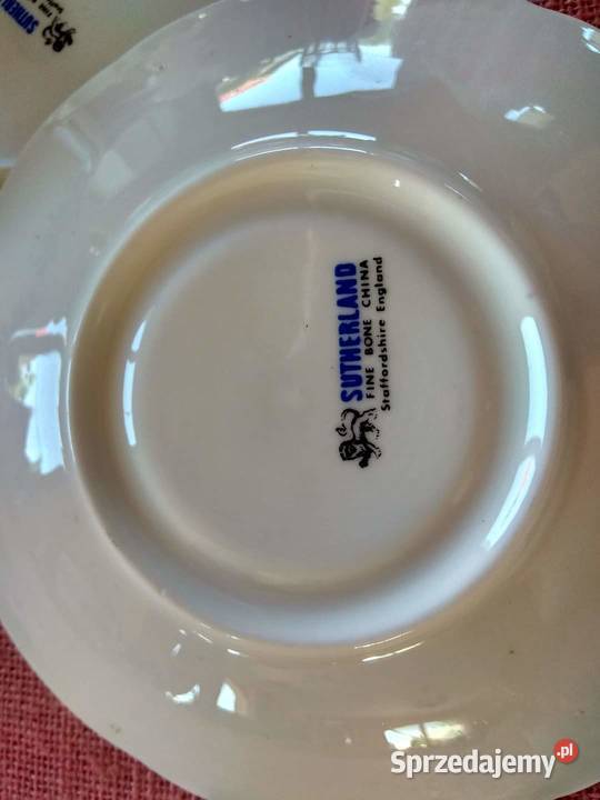 Filiżanka z talerzkiem deserowym Sutherland pomorskie Gdańsk sprzedam