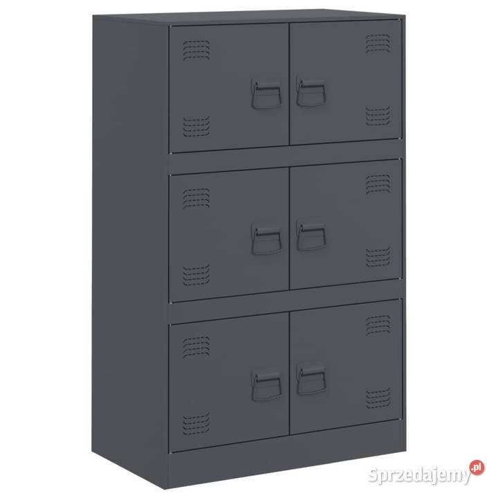 Szafka boczna antracytowa 67x39x107 stal Warszawa sprzedam