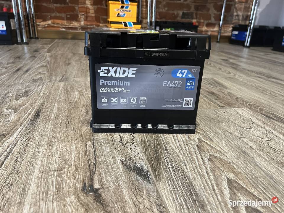 Akumulator Exide Premium 47Ah 450A Grudziądz Rok produkcji 2023 kujawsko-pomorskie