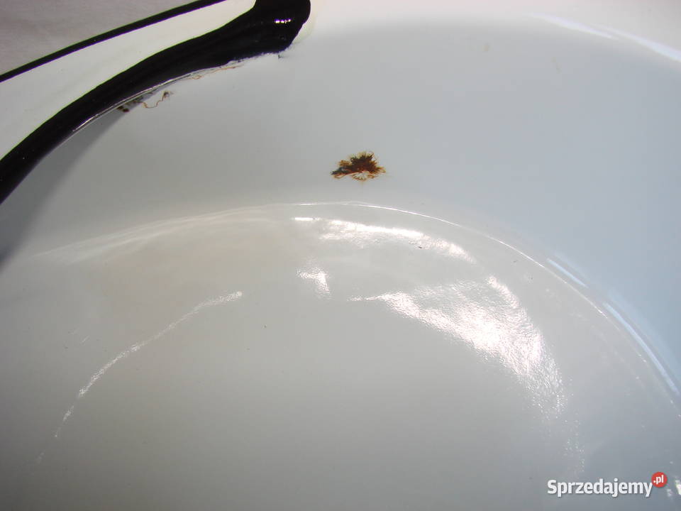 emaliowana kaczka szpitalna PRL Pruszcz Gdański