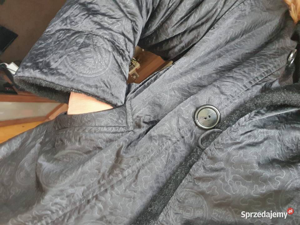 Płaszcz Futro Dwustronne XXL4XL czarny 464850 małopolskie Sidzina