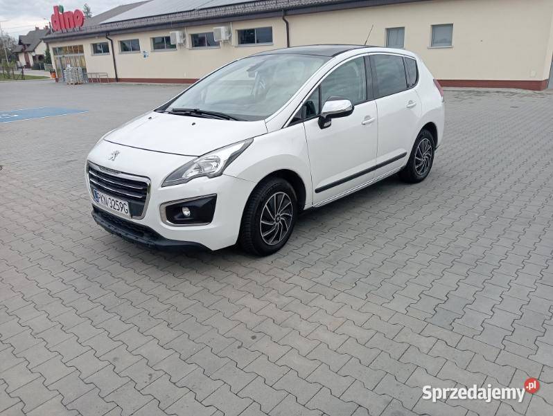 Peugeot 3008 2014 1.6 benzyna 159 tys.km 6-biegów Biała Perła Metalik