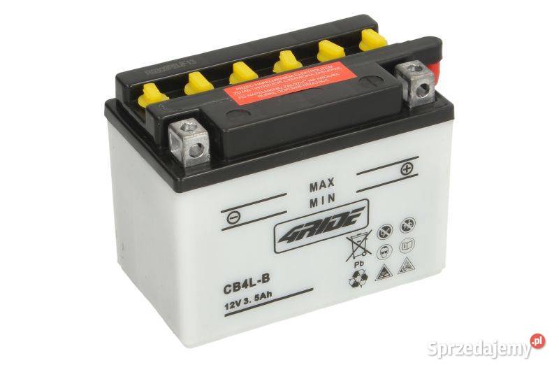 Akumulator motocyklowy 4 RIDE CB4LB 12V 4Ah 56A Motoryzacja dolnośląskie Wrocław