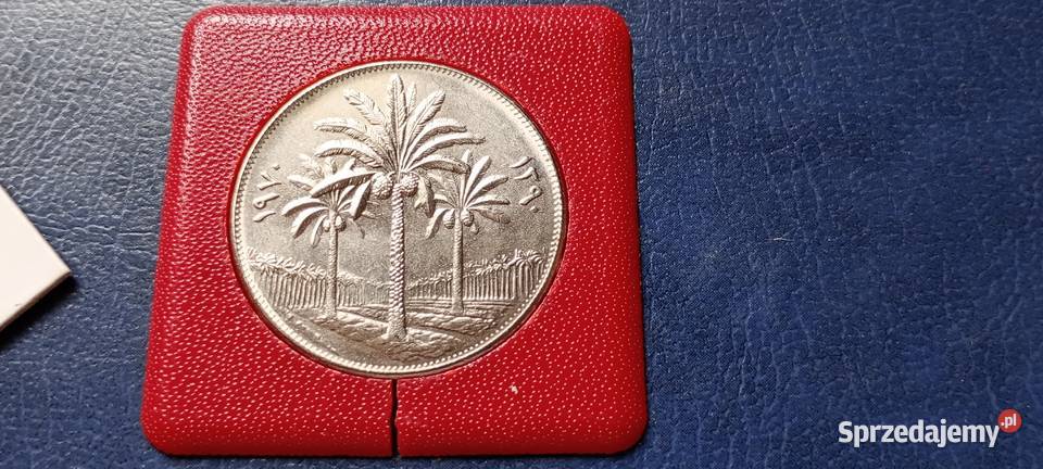 Stare monety 250 fils 1970 FAO Irak mennicza Lesko