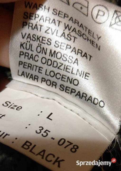 Sweter grafitowy ciemny granatowy suwak kaptur Swetry i golfy Warszawa