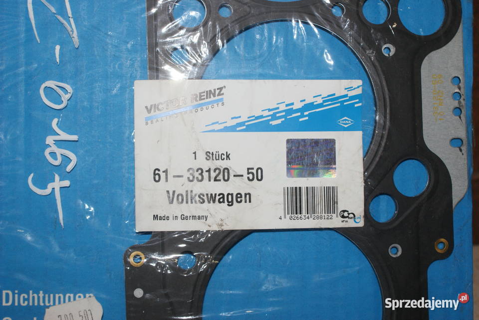 613312050 VICTOR REINZ USZCZELKA GŁOWICY AUDI VW Pozostałe Białobrzegi