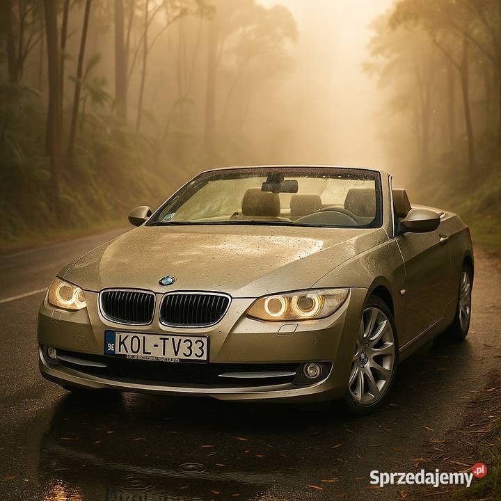 BMW 320i Cabrio E93 Złoty perfekcyjny stan automatyczna Mysłowice