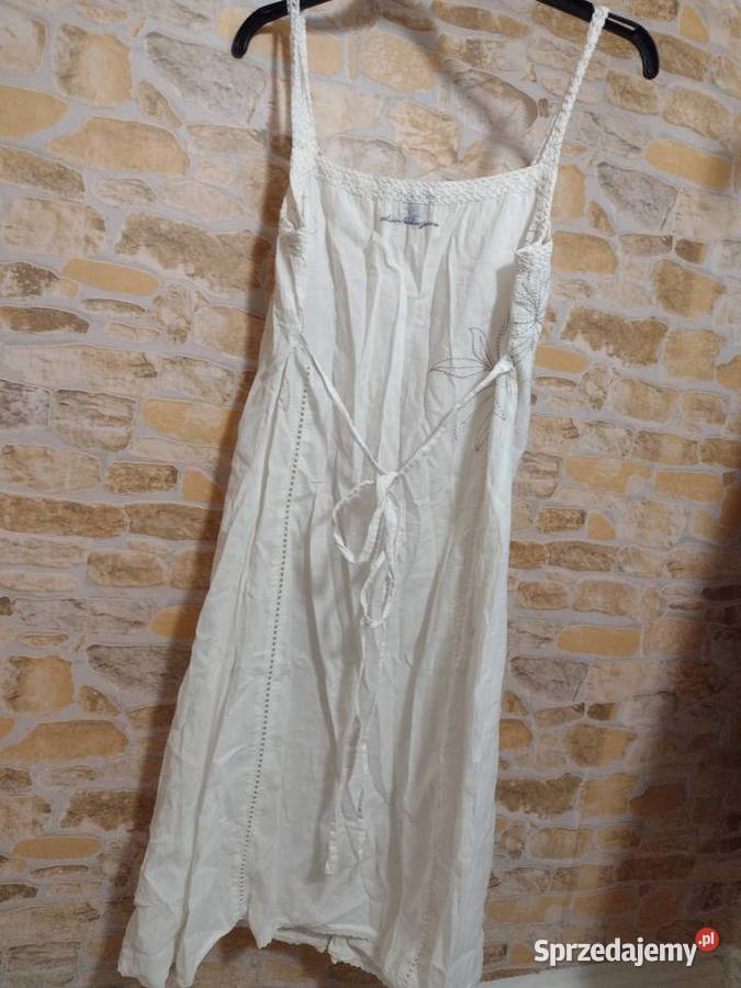 38M Calvin Klein Letnia haftowana sukienka Kraków sprzedam
