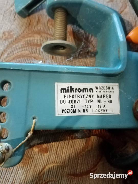 Silnik elektryczny do łodzi zaburtowy Mikroma NL sprzedam