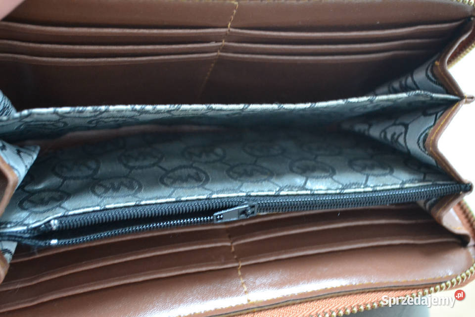 brązowy portfel Michael Kors portfel MK duży Warszawa