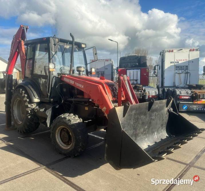 Koparko ladowarka kolowa Manitou Terex tez Warszawa