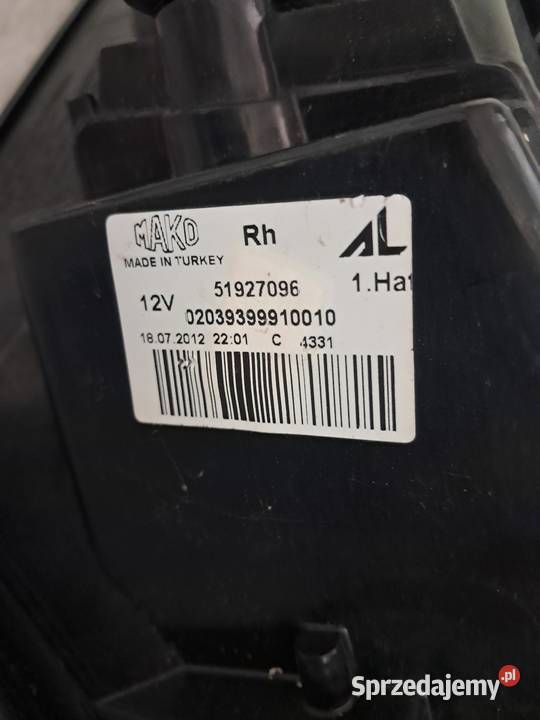 Fiat punto evo lampy tylnie śląskie Koziegłowy