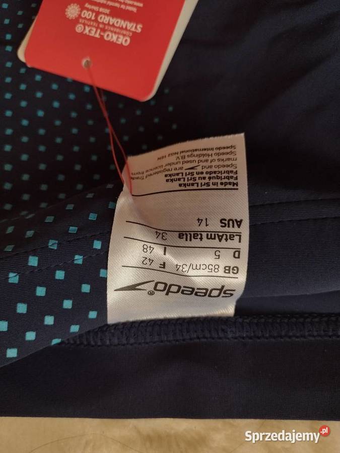 XS SpeedoGranatowe szorty plażowe spodenki NOWE
