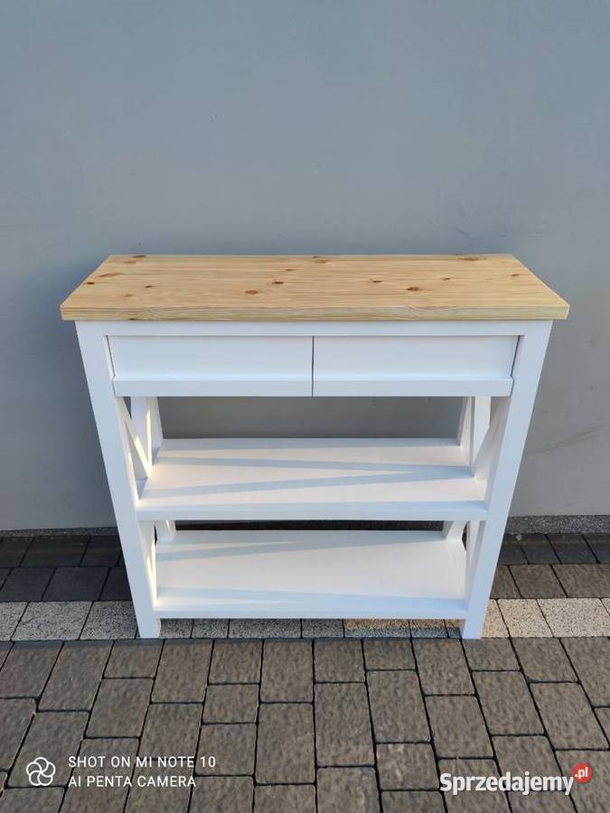 Konsola drewniana styl prowansalski Szafy, regały, półki łódzkie sprzedam