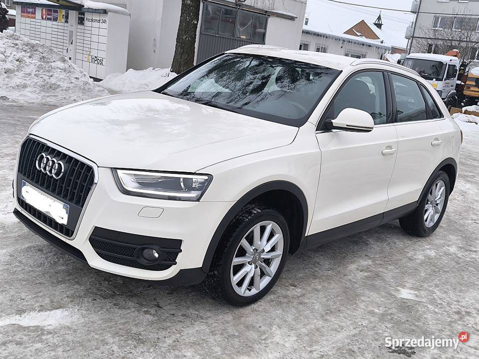 Audi Q3 20TDI 140 2013r Ledy Ksenon Nawigacja Samochody osobowe Mława