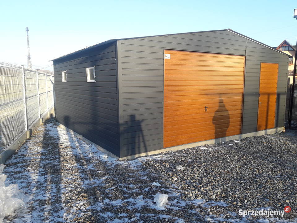 Wysoki Garaż Blaszany Magazyn Blaszany Wiata Sprzedaż sprzedam