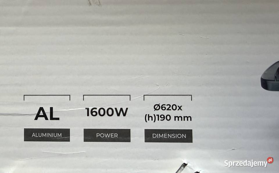 Patelnia Elektryczna Hendi 55 1600W Aluminium Łódź