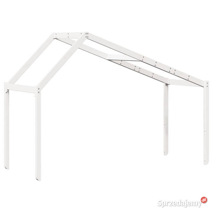 Daszek do łóżka dziecięcego biały 203x805x142 Warszawa